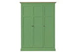 Mango Wood Multipurpose Storage Venice Wardrobe Almirah for Living Room | Cream 