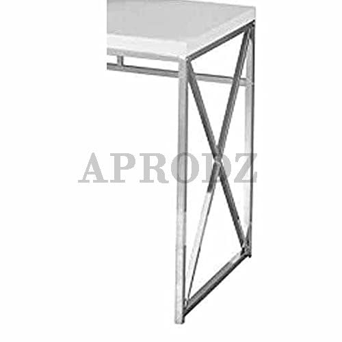 Mango Wood Wolfeng Study Desk Table for Home and Office | White Finish 