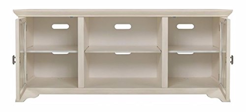 Mango Wood Belgrade TV Stand Cabinet for Home | TV Unit for Living Room | White Finish 