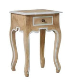 Mango Wood Braga Bedside Table for Home 