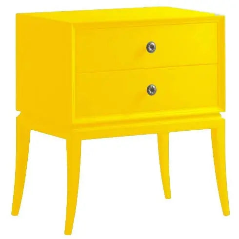 Translation missing: en.Lajas Mango Wood Bedside Table with Two Drawer 