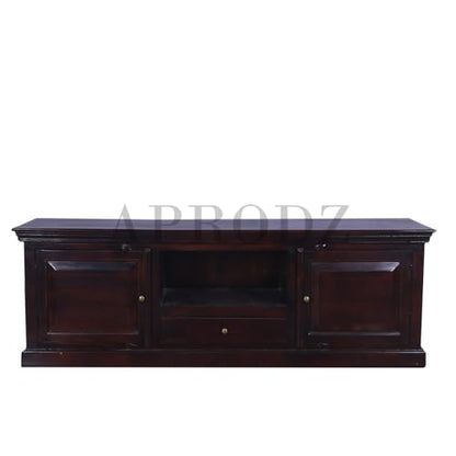 APRODZ Solid Wood Varada TV Stand Cabinet for Home | TV Unit for Living Room