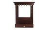 Wooden Temple with Storage Drawer (Wall Mounted)