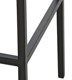 Maude Cushion Seat and Metal Bar Stool (Metal - White) 