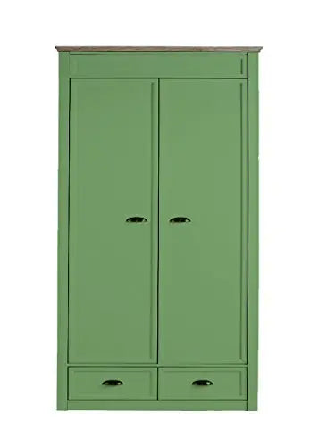 Mango Wood Multipurpose Storage Varna 2-Door & 2 Drawer Wardrobe rah for Bedroom