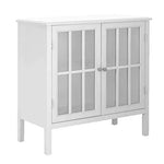 Soild Wood Vicuna Two Door Sideboard Storage Cabinet for Living Room 