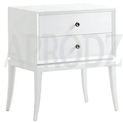 Translation missing: en.Lajas Mango Wood Bedside Table with Two Drawer 