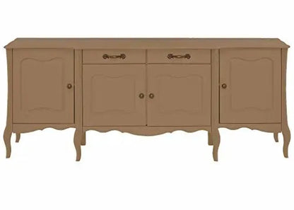 Soild Wood Teresina Sideboard Storage Cabinet with Drawer for Living Room | White Finish 