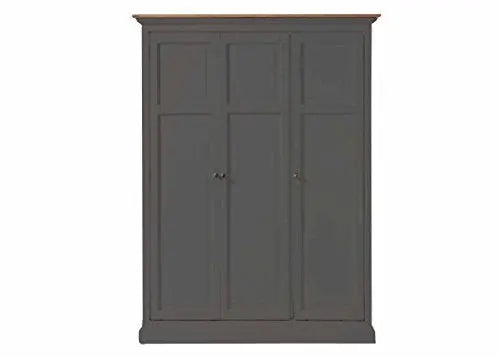 Mango Wood Multipurpose Storage Venice Wardrobe Almirah for Living Room | Cream 