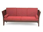Mocko Sheesham Wood 3 Seater Sofa Set with Cushions for Living Room 