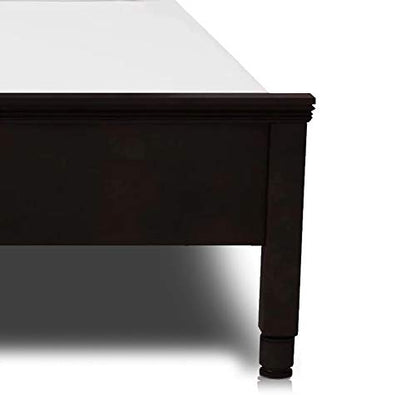 Sheesham Wood Without Storage Fraya Single Size Bed for Bedroom Stylish | Walnut Finish