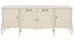 Soild Wood Teresina Sideboard Storage Cabinet with Drawer for Living Room | White Finish 