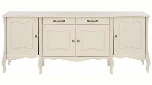 Mango Wood Rosario Sideboard Storage Cabinet for Living Room | Wooden Cabinet for Home | Mossy Garden Finish 