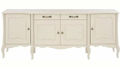 Mango Wood Rosario Sideboard Storage Cabinet for Living Room | Wooden Cabinet for Home | Mossy Garden Finish 