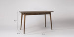 Mango Wood Yantis Office Desk Study Table with Drawer for Living Room 