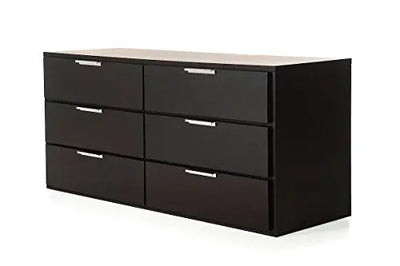 Mango Wood Cubo Side Board Storage Cabinet for Living Room | with 6 Drawer