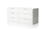 Mango Wood Cubo Side Board Storage Cabinet for Living Room | with 6 Drawer | Wenge Finish 