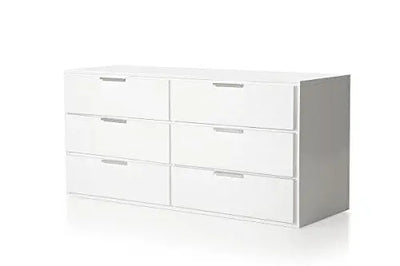 Mango Wood Cubo Side Board Storage Cabinet for Living Room | with 6 Drawer