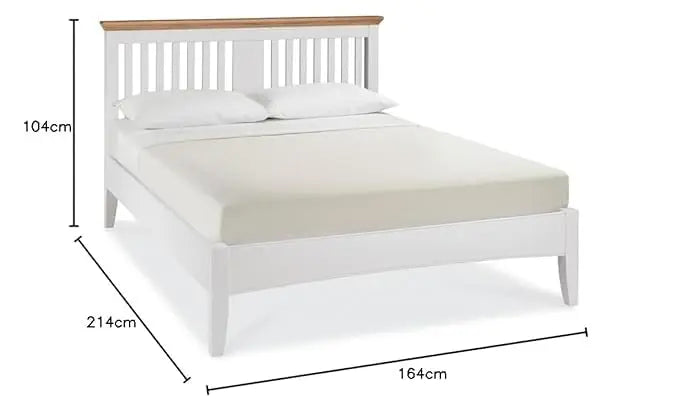 Solid Wood Parma King & Queen Size Bed – Elegant and Stylish Bedroom Furniture Without Storage for a Modern Home 