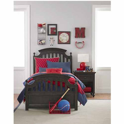Solid Wood Without Storage Single Size Jarvi Bed for Bedroom Stylish | Brown Finish