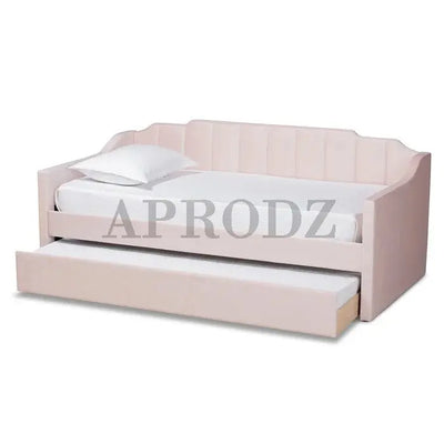 Krease Upholstered Daybed with Trundle Bed