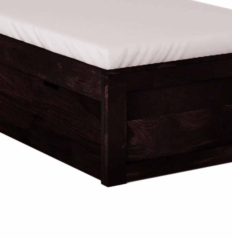 Sheesham Wood Storage Single Size Sion Bed for Bedroom Stylish
