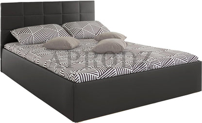 Upholstered Single Size Bed with Box Storage 