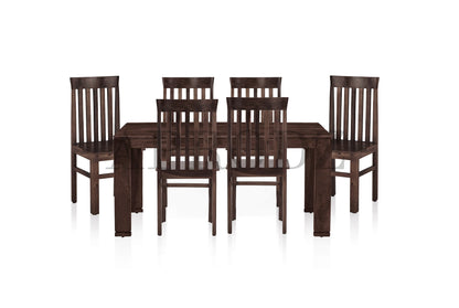 Sheesham Wood Salvador 6 Seater Dining Table Set for Home | Dining Furniture