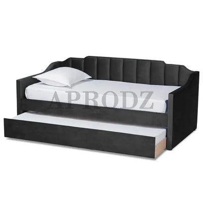 Krease Upholstered Daybed with Trundle Bed
