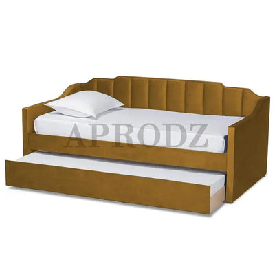Krease Upholstered Daybed with Trundle Bed