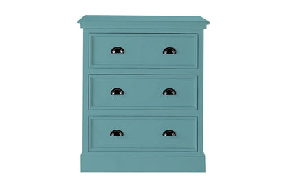 Mango Wood Marceio Chest of 3 Drawers Storage Cabinet for Living Room | Wooden Sideboard | Kimberly Finish 