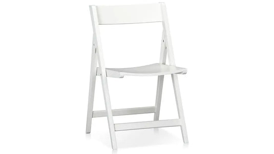 Translation missing: en.Solid Wood White Folding Dining Chairs for Living Room | Set of 1 Wooden Chair 