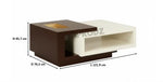 Solid Wood Center Table – Stylish Coffee Table for Living Room & Lounge, Durable Wooden Furniture, Pre-Assembled 