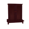 Solid Wood Mandir/Prayer Cabinet-Natural