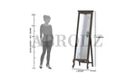 Mango Wood Home Decorative Thalo Standing Long Mirror for Living Room, Bedroom, Hotels 
