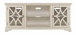 APRODZ Mango Wood Entertainment 3 Door TV Stand Cabinet Unit for Living Room | Black Finish