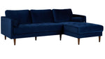 MidCen Wooden 3 Seater Sofa Set with High-Density Comfortable Foam for Home & Living Room (Upholstered- Dark Green Velvet Fabric) 