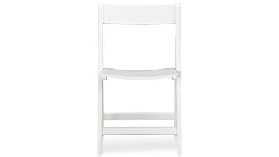 Solid Wood White Folding Dining Chairs for Living Room | Set of 1 Wooden Chair