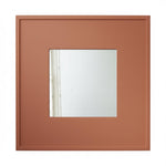 Mango Wood Azubu Wall Decorative Mirror Frame| Wooden Mirror | White Finish 