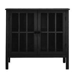 Soild Wood Vicuna Two Door Sideboard Storage Cabinet for Living Room 