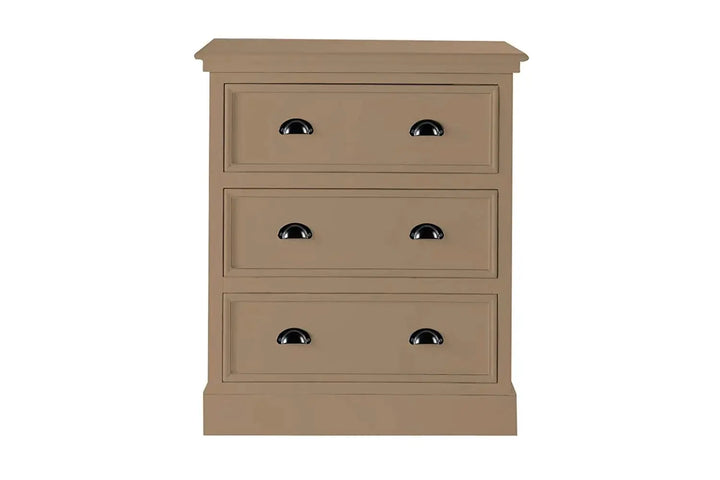 Translation missing: en.Mango Wood Marceio Chest of 3 Drawers Storage Cabinet for Living Room | Wooden Sideboard | White Finish 
