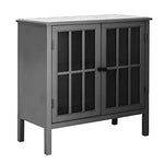 Soild Wood Vicuna Two Door Sideboard Storage Cabinet for Living Room 