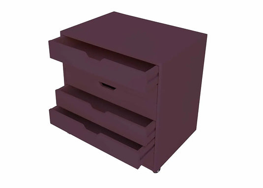 Translation missing: en.APRODZ Mango Wood Sideboard Storage Dresser Cabinet Bhesar Chest of 6 Drawer On Castors for Living Room | Velvet Queen