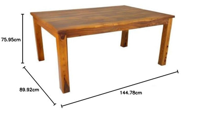 APRODZ Tulsa Dining Table- Natural Teak