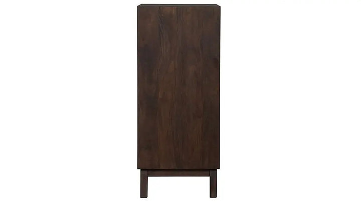 Translation missing: en.APRODZ Mango Wood Storage Cabinet Cruz Chest of 5 Drawers Furniture for Living Room | Brown