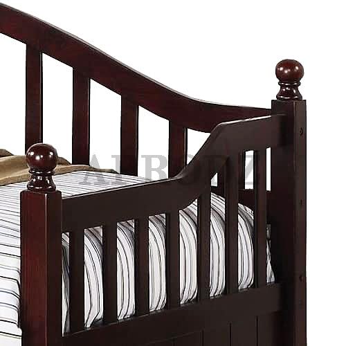 Drummo Sheesham Wood Daybed with Trundle Bed