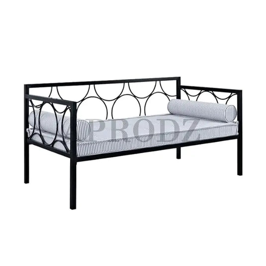 Translation missing: en.Acceber Three Seater Metal Sofa with Mattress and 2 bolsters (Metal - White Powdercoated) 