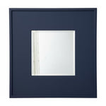 Mango Wood Azubu Wall Decorative Mirror Frame| Wooden Mirror | White Finish 