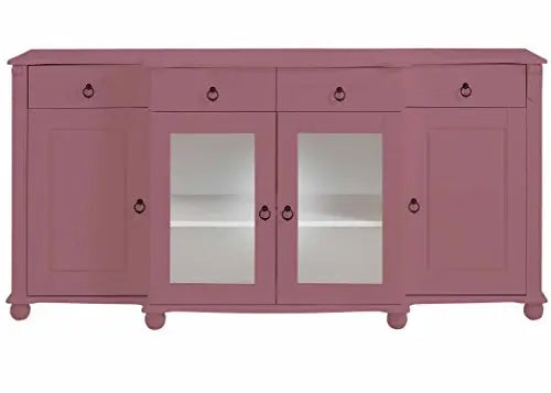 Translation missing: en.APRODZ Soild Wood Teresina Sideboard Storage Cabinet with Drawer for Living Room | White Finish