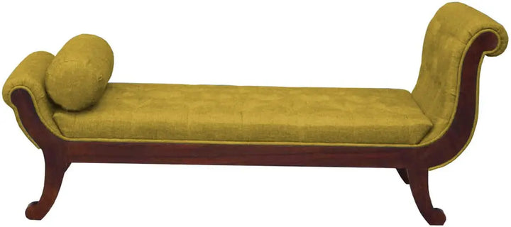 Translation missing: en.Three Seater Upholstery and Sheesham Wood Sofa 